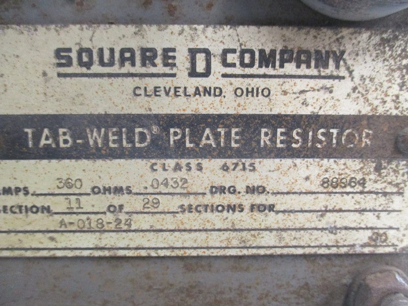 SQUARE D 671588864 360A UNMP