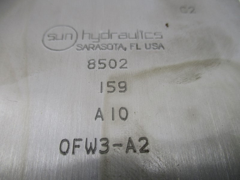 SUN HYDRAULICS 8502159A10 0FW3-A2 NSMP