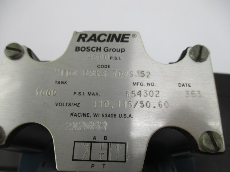 RACINE FD4DSKS702SJ52 110/115V 4600PSI NSNP
