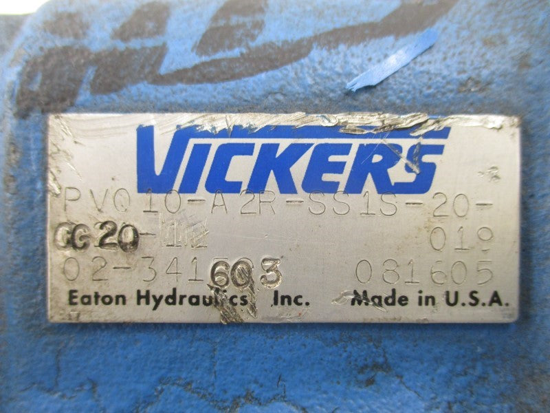 VICKERS PV010-A2R-SS1S-20-CG20 02-341603 (AS PICTURED) NSNP