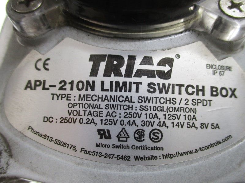TRIAC 90F12002R4SAA APL-210N 250VAC 10A 2" NSNP