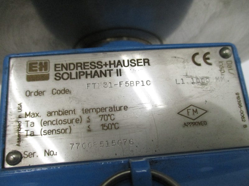 ENDRESS+HAUSER FTM31-F5BP1C 250VAC 6A NSNP