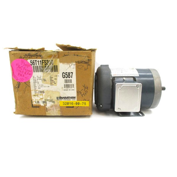 MARATHON ELECTRIC 56T11F5310 G587 460V 1.1A NSMP