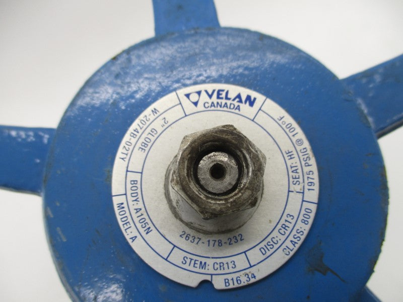 VELAN W-2074B-02TY 1975PSI 2" UNMP