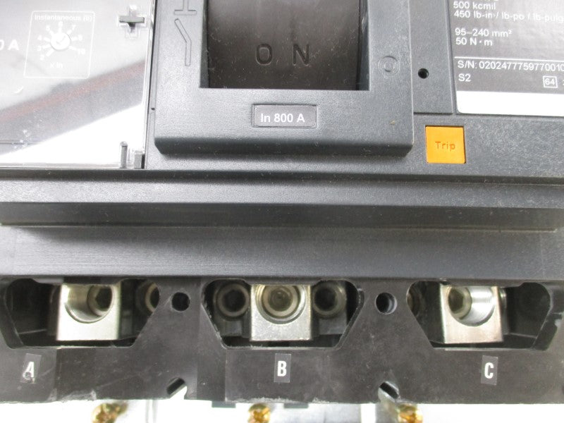 SQUARE D MJA36800 SER. 2 600V 800A NSNP
