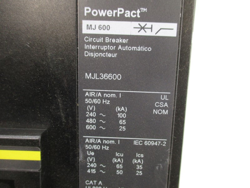 SQUARE D MJL36600 SER. 2 600V 600A NSNP