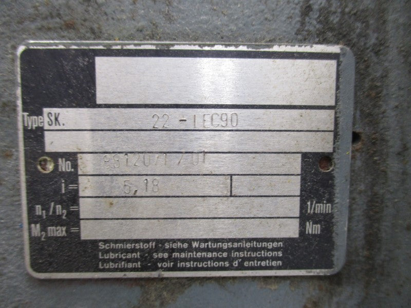 REDUCER SK.22-IEC90 UNMP