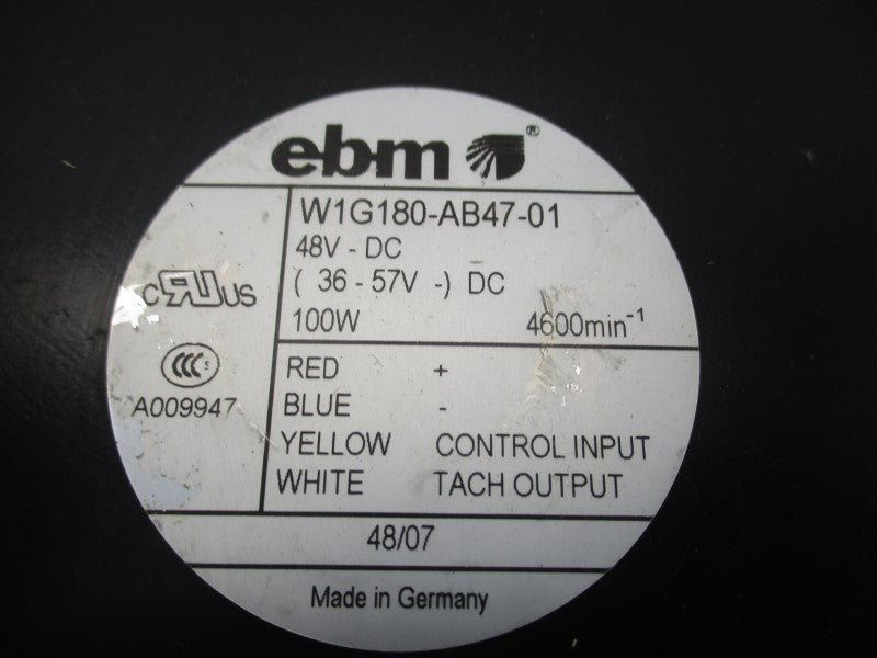 EBM W1G180-AB47-01 48VDC UNMP