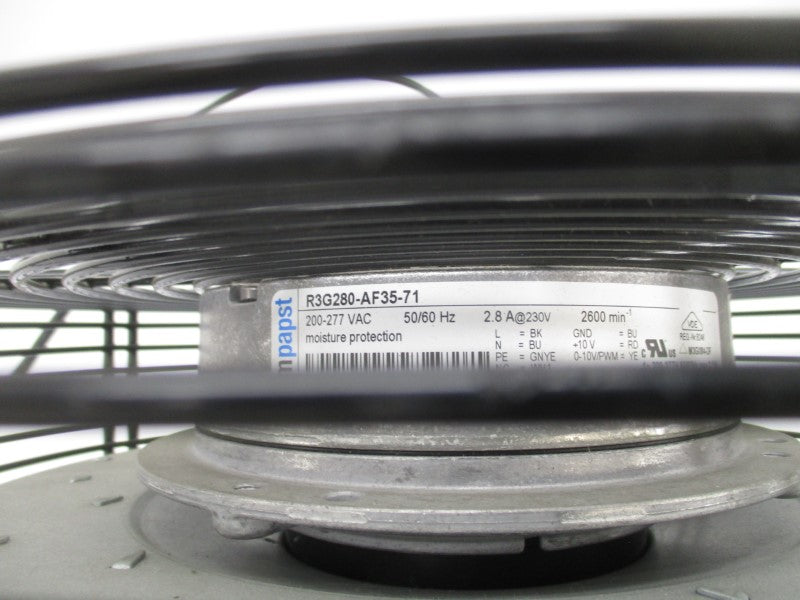 EBMPAPST R3G280-AF35-71 200-277VAC 2.8A UNMP