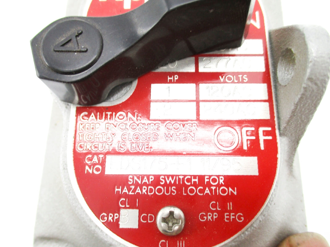 APPLETON EDS175-F1 120/240VAC 20A NSNP