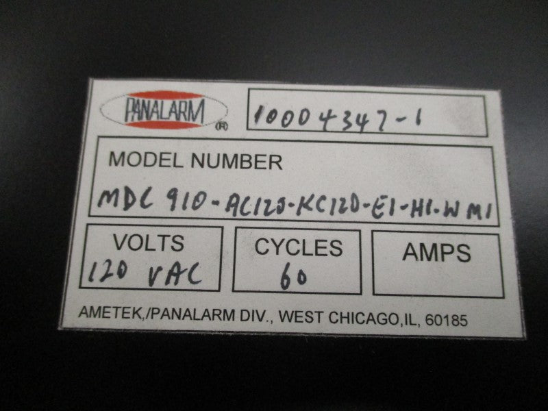 AMETEK MDC910-AC120-KC120-E1-H1-WM1 120VAC NSNP