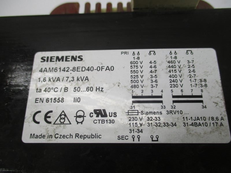 SIEMENS 4AM6142-8ED40-0FA0 600V UNMP