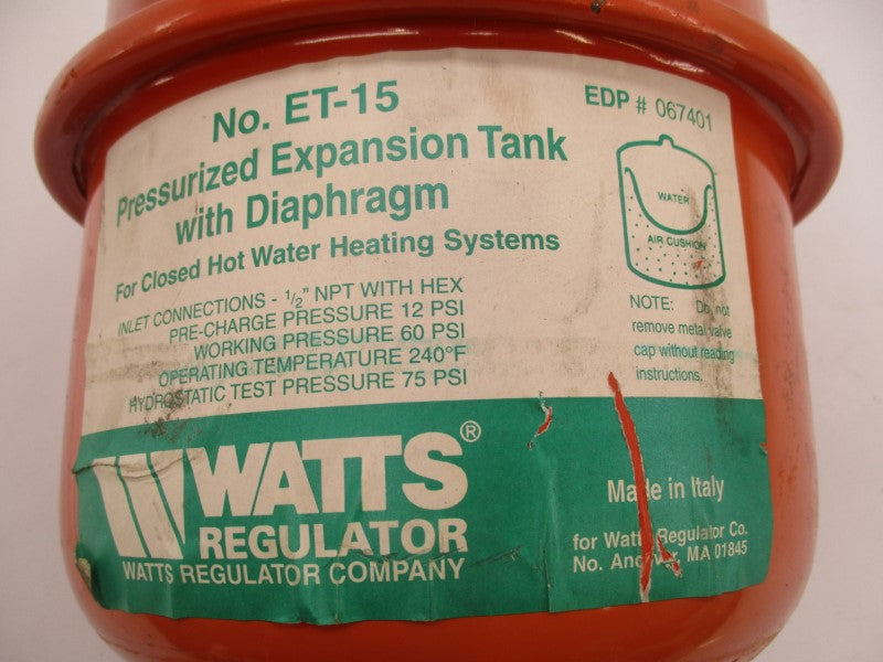 WATTS ET-15 75PSI 1/2" NSNP