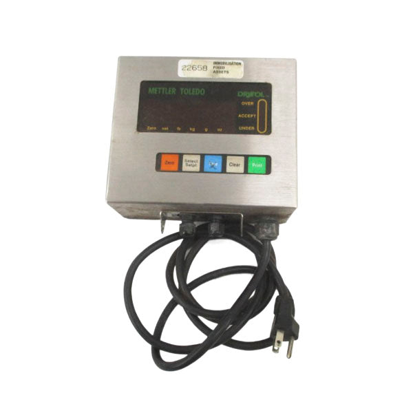 TOLEDO SCALE 8510DISPLAY 120V .15A UNMP