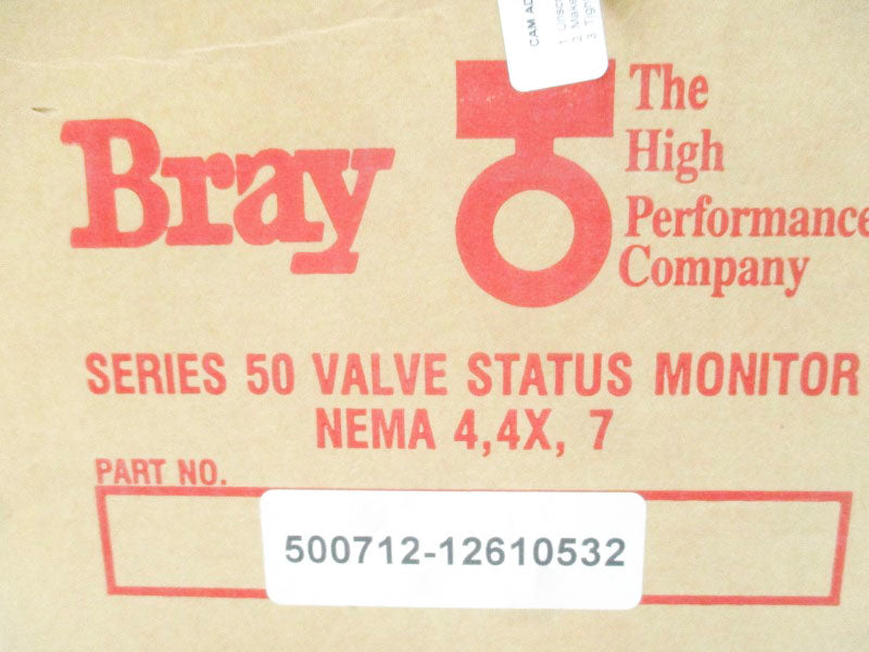 BRAY CONTROLS 500712-12610532 SER. 50 125/250VAC 10A NSMP
