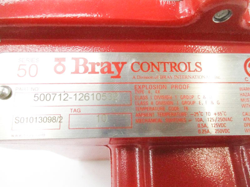 BRAY CONTROLS 500712-12610532 SER. 50 125/250VAC 10A NSMP