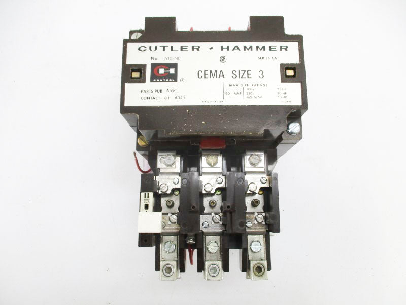 CUTLER HAMMER A10EN0 SER. CA1 110/120V 90A NSMP