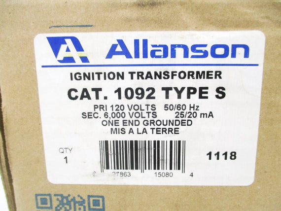 ALLANSON 1092 TYPE S 120V NSMP