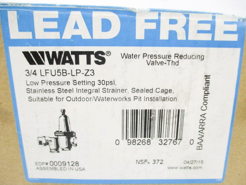 WATTS LFU5B-LP-Z3 10-35PSI 3/4" NSMP