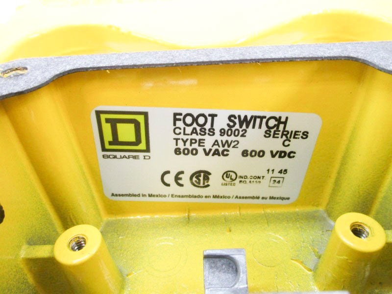 SQUARE D 9002AW2 SER. C 600VAC (AS PICTURED) UNMP