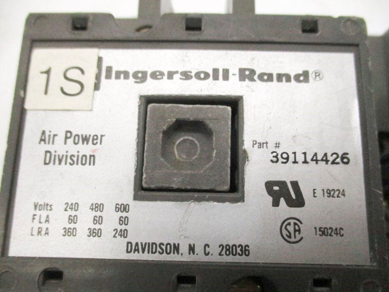 INGERSOLL-RAND 39114426 92/110V UNMP