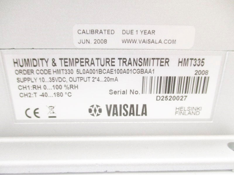 VAISALA HMT335 10-35VDC NSNP