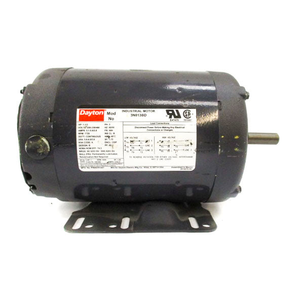 DAYTON 3N013BD 208-230/460V 5.1-5.6/2.8A NSNP