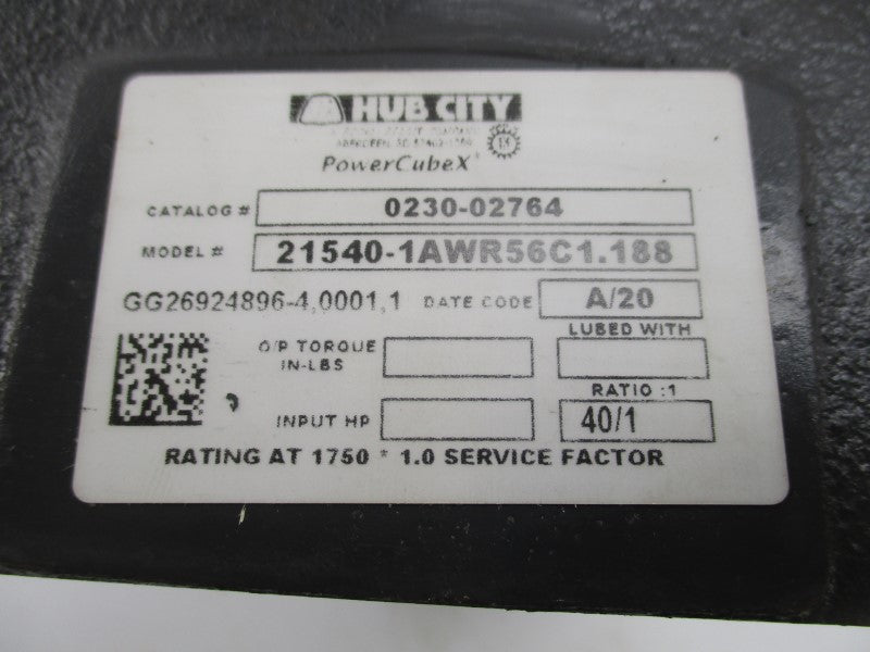 HUB CITY 0230-02764 21540-1AWR56C1.188 NSNP