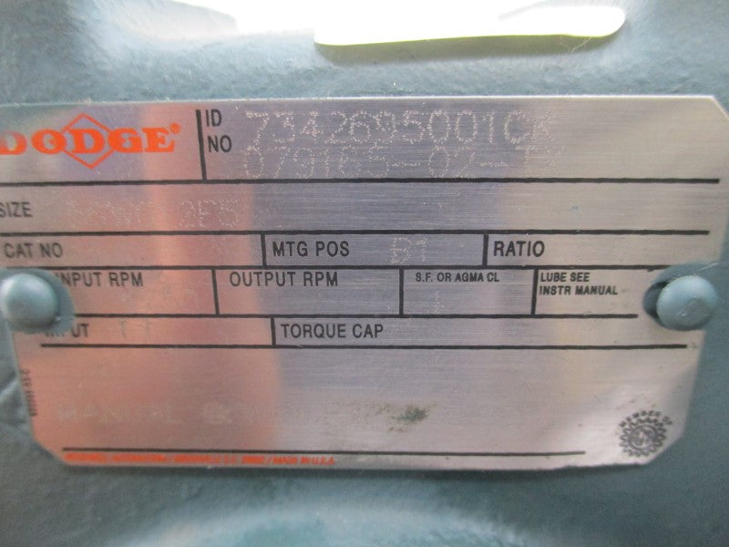 DODGE 7342695001CK UNMP