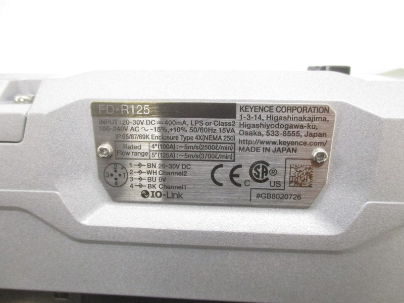 KEYENCE FD-R125 30VDC NSMP