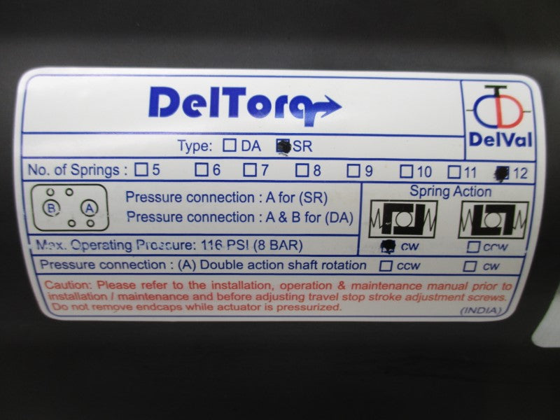 DELTORQ 2108512CXXX0 116PSI NSMP