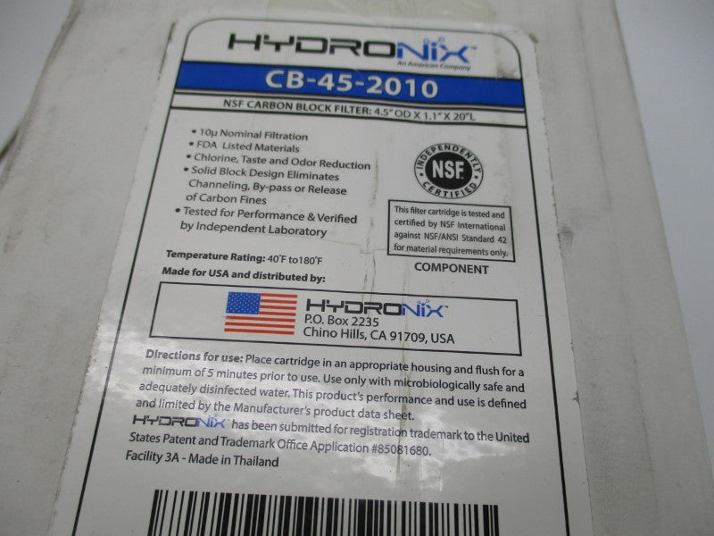 HYDRONIX CB-45-2010 NSMP