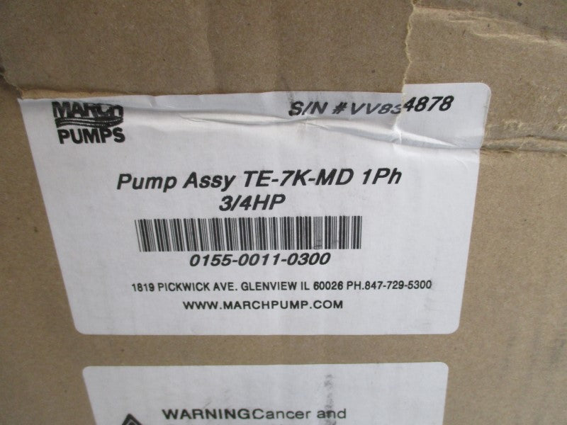 MARCH PUMP 0155-0011-0300 230V 4.60A NSMP