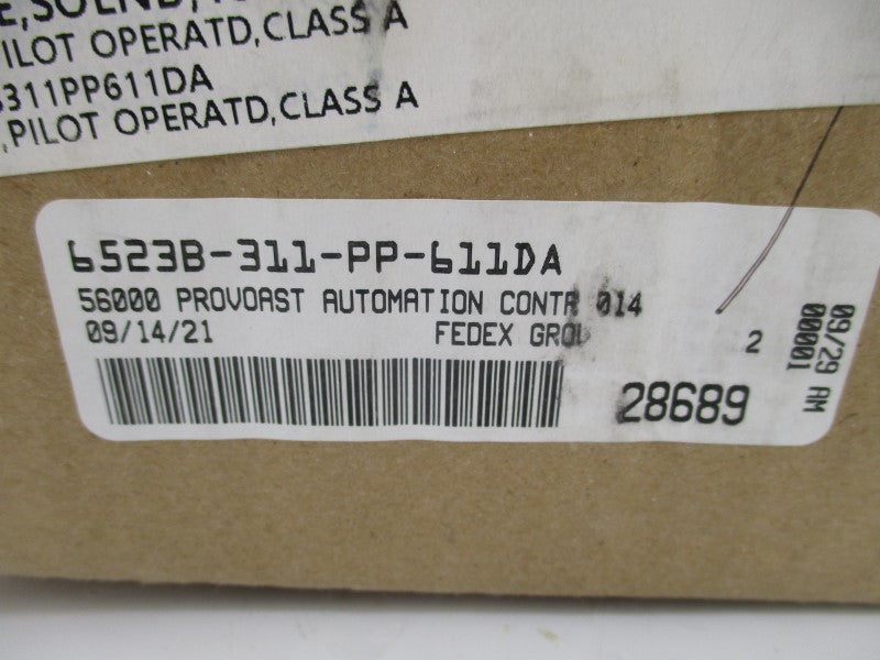 MAC 6523B-311-PP-611DA 24VDC 150PSI NSFS
