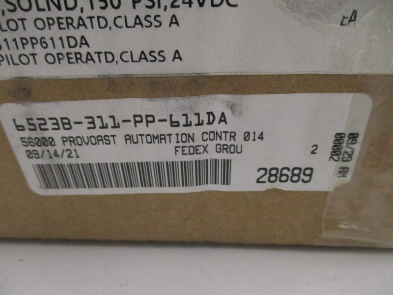 MAC 6523B-311-PP-611DA 24VDC 150PSI NSMP