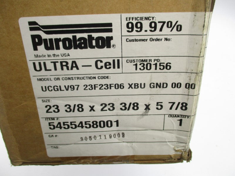 PUROLATOR UCGLV9723F23F06XBUGND0000 5455458001 NSMP