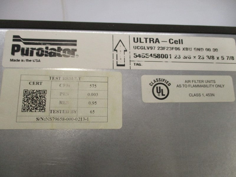 PUROLATOR UCGLV9723F23F06XBUGND0000 5455458001 NSMP
