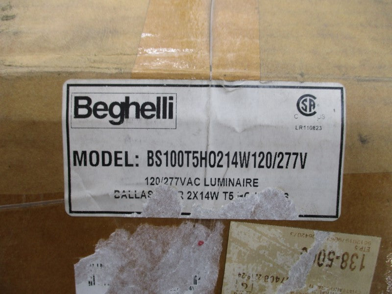 BEGHELLI BS100T5HO214W120277V 277V 0.12A NSMP