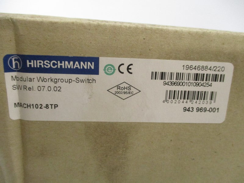 HIRSCHMANN MACH102-8TP 943969-001 NSFS