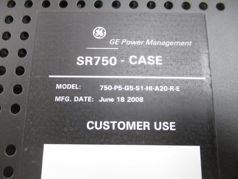 GENERAL ELECTRIC 750-P5-G5-S1-HI-A20-R-E NSMP