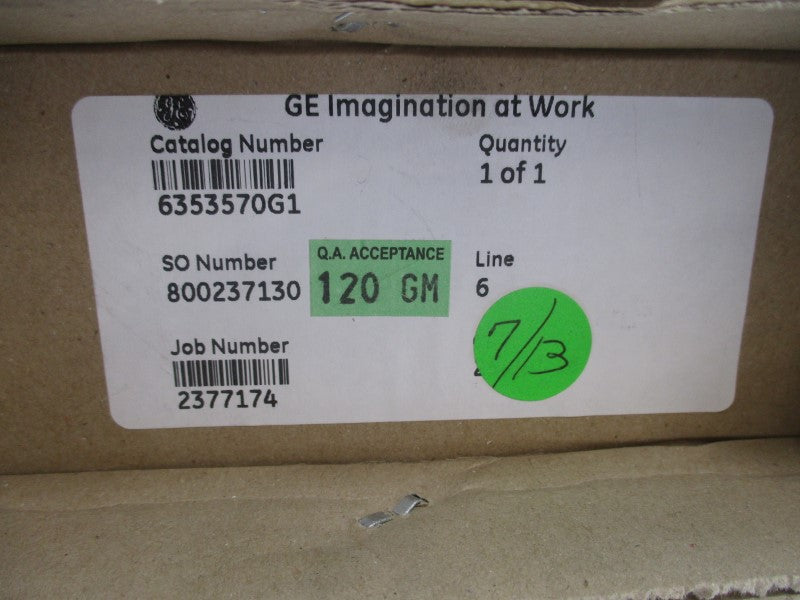 GENERAL ELECTRIC 6353570G1 SB-12 NSMP