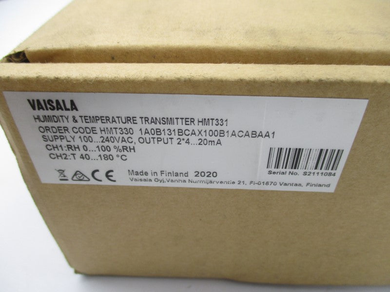 VAISALA HMT330 1A0B131BCAX100B1ACABAA1 100-240VAC NSMP