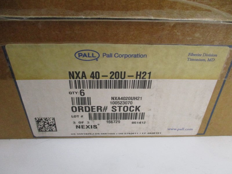 PALL NXA40-20U-H21 (PKG OF 6) NSMP