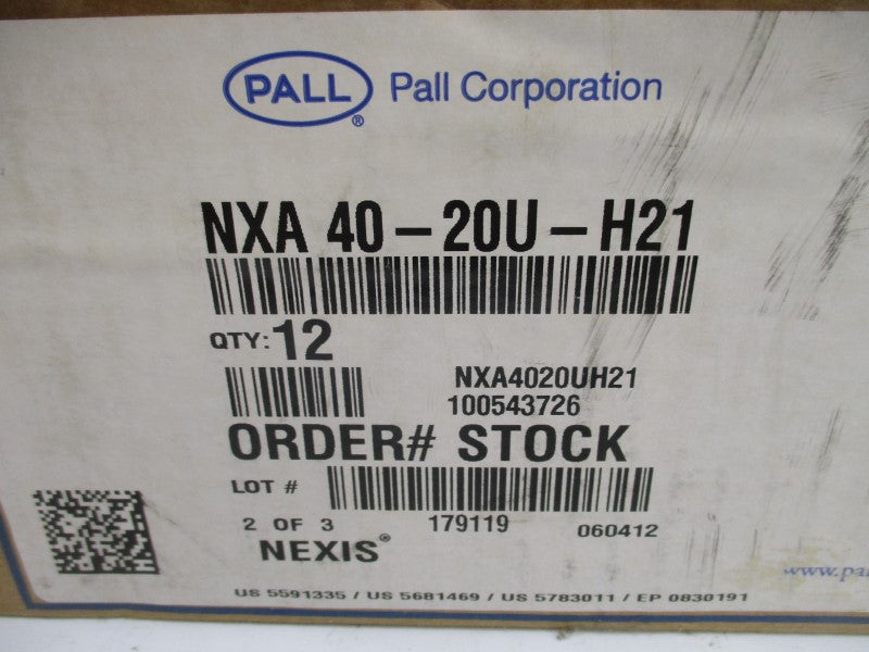 PALL NXA40-20U-H21 (PKG OF 12) NSFS