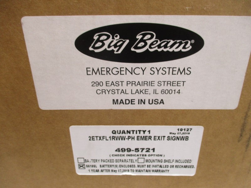BIG BEAM 2ETXFL1RWW-PH 120/277V NSMP
