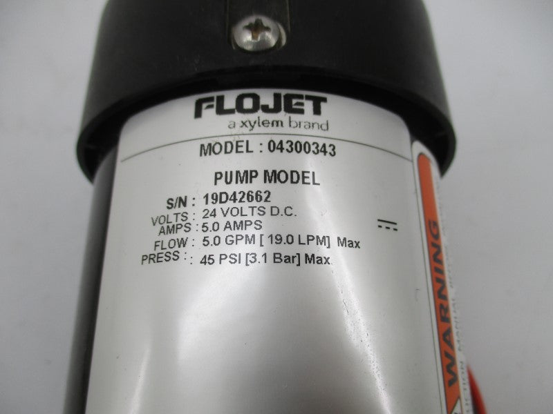 FLOJET 04300343A 24VDC 5A 45PSI NSMP