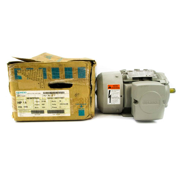 SIEMENS 1LE22211AB314AA3 208-230/460V 4.3-4.2/2.1A NSMP