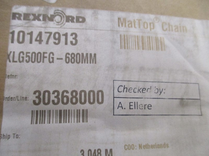 REXNORD XLG500FG-680MM 10147913 NSMP