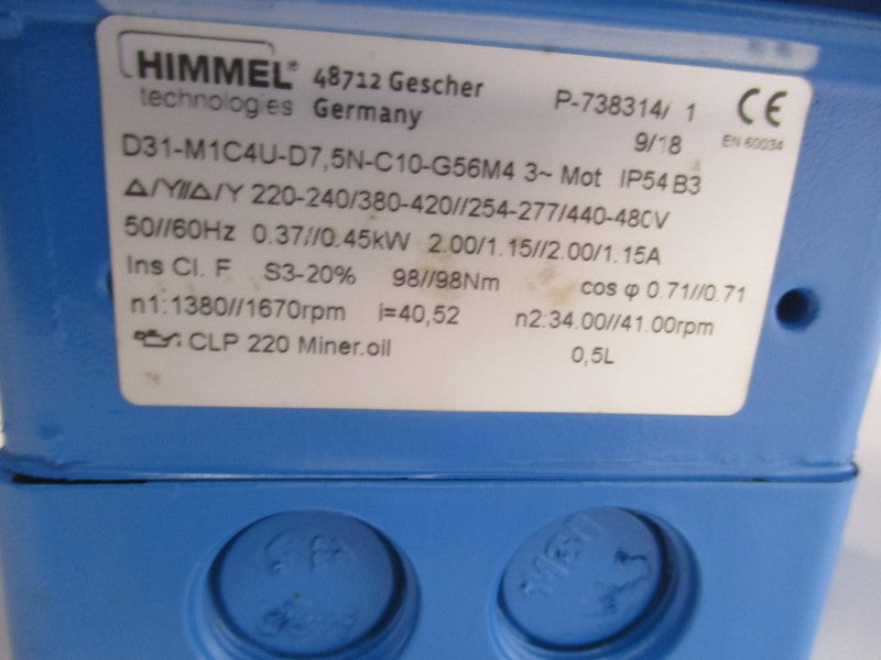HIMMEL D31-M1C4U-D7,5N-C10-G56M4 480V 1.15A NSNP