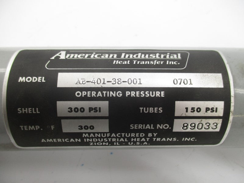AMERICAN INDUSTRIAL AB-401-38-001 300PSI UNMP